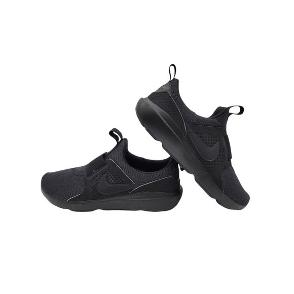 Nike Men’s Ad Comfort Slip On Black Sneakers Size 8.5 - Picture 1 of 13